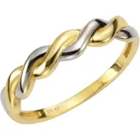Fascination by Ellen K. Ring 375 Gelbgold zweifarbig geschwungen