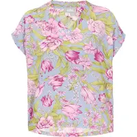 Usha Bluse Frauen blau mehrfarbig
