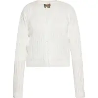 Ebeeza Strickjacke Frauen Wollweiß