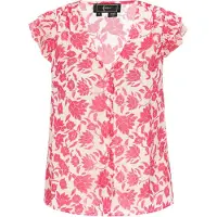 Faina Bluse Frauen rosa weiß