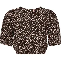 MyMo ROCKS Bluse Frauen schwarz-weiß