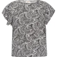 Usha Bluse Frauen schwarz-weiß