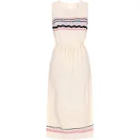 IZIA Kleid Frauen cremeweiß mehrfarbig