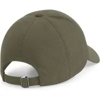 Beechfield Unisex-Baseballmütze aus Bio-Baumwolle für Erwachsene (olivgrün)