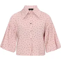 Faina Hemd Frauen rosa schwarz
