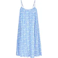 Mymo Kleid Frauen blau weiß