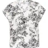 Usha Bluse Frauen weiß-schwarz
