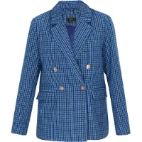 Faina Jacke Frauen blau mehrfarbig