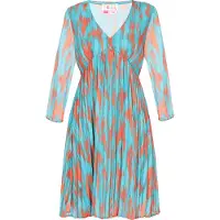 IZIA Kleid Frauen aqua mehrfarbig