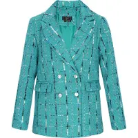 Faina Jacke Frauen türkis mehrfarbig