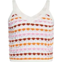 Mymo Spitze Frauen Orange Mehrfarbig