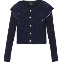 Faina Strickjacke Frauen Marine