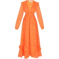 IZIA Kleid Frauen orange