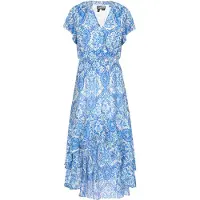 Dreimaster Kleid Frauen Türkis