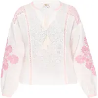 Usha Bluse Frauen cremefarben