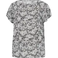 Usha Bluse Frauen schwarz-weiß