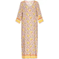 Usha Kleid Frauen gelb mehrfarbig
