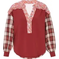 Usha Bluse Frauen braun