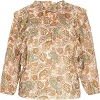 Usha Bluse Frauen creme mehrfarbig