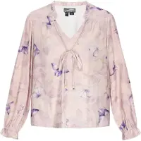 Dreimaster Bluse Frauen lila