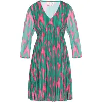 IZIA Kleid Frauen grün mehrfarbig