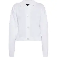 Mymo Strickjacke Frauen weiss
