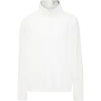 MO Fleecepullover Männer Optik Weiss