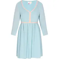 IZIA Kleid Frauen Aqua
