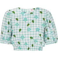 Mymo Bluse Frauen türkis mehrfarbig