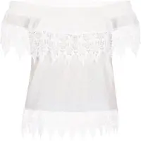 IZIA Bluse Frauen Weiß