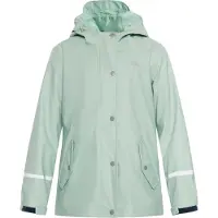 Schmuddelwedda Regenjacke aus recyceltem Material Mädchen Pastellminze