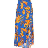 IZIA Rock Frauen blau gelb