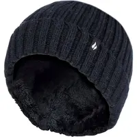 Heat Holder Wärmehalter - Wintermützen- und Handschuhset für Mädchen aus geripptem Material