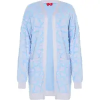 Mymo Strickjacke Frauen BLAU LAVENDEL