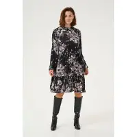 Kaffe Kleid Loose fit black multi