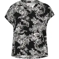 Usha Bluse Frauen schwarz-weiß
