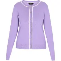 Faina Strickjacke Frauen Lavendel