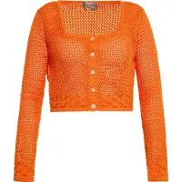 Mymo Strickjacke Frauen orange