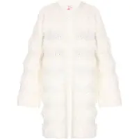 IZIA Strickjacke Frauen Weiß