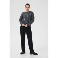 Kaffe Strickpullover KAlianna Loose fit dark grey