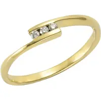 Orolino Ring Gold 585 mit 3x Brillant zus. 0,06ct.