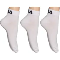 FILA Sneakersocken "Socken 3er Pack", Damen, Gr. 35-38, weiß, Obermaterial: 75% Baumwolle CO. 23% Polyester PES. 2% Elasthan EL., Socken Sneakersocken