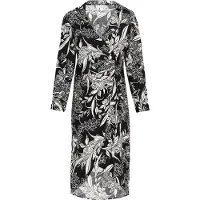 Usha Kleid Frauen schwarz/offwhite