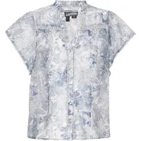 Dreimaster Bluse Frauen hellblau