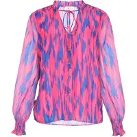 IZIA Bluse Frauen rosa mehrfarbig