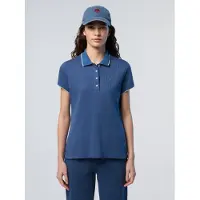 North sails Kurzarm-Poloshirt Für Damen Blau