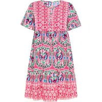 Usha Kleid Frauen rosa mehrfarbig
