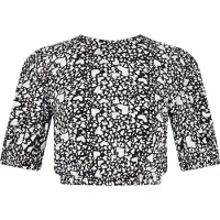 MyMo ROCKS Bluse Frauen schwarz-weiß