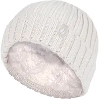 Heat Holder Wärmehalter - Wintermützen- und Handschuhset für Mädchen aus geripptem Material