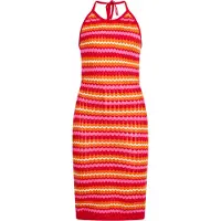 Ebeeza Kleid Frauen Rot Mehrfarbig